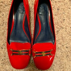 Tory Burch patent leather loafers